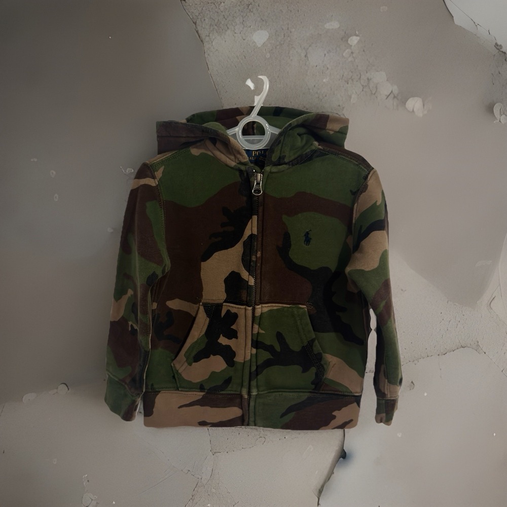 Size 3T - Polo Ralph Lauren Camo Hoodie